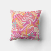 Roze Snoep Lollipop Suckers Kussen (Achterkant)