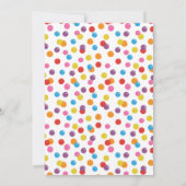 Roze Snoep met trommel Kaart (Achterkant)