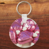 Roze Snoep Sleutelhanger (Voorkant)