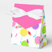 Roze Snoep Sweet Treat Favor Boxes Bedankdoosjes (Voorkant Zijde)