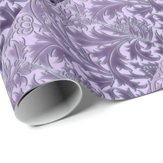 Roze Snoep Thistle Cadeaupapier (Rol Hoek)