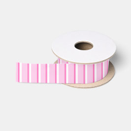 Roze snoep verticaal gestreepte lint