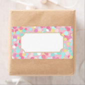 Roze Snoep voedselproductetiketten Etiket (Insitu)