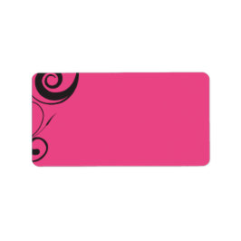 ROZE SNOEPJES sticker Print je eigen label