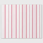 Roze snoeprietstrips cadeaupapier (Vlak)