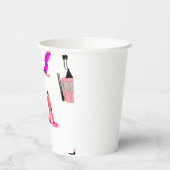 Roze snowboard papieren bekers (Links)