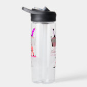 Roze snowboard waterfles (Rechts)