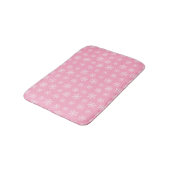 Roze Snowflake Bath Mat (Gekanteld)