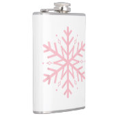 Roze Snowflake Heupfles (Rechts)