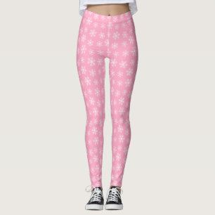 Roze Snowflake Leggings