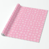 Roze snowflake papier voor onmiddellijke verpakkin (Uitgerold)