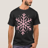 Roze Snowflake T-shirt (Voorkant)