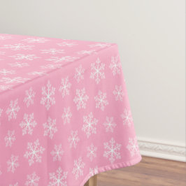 Roze Snowflake Tablecloth Tafelkleed