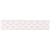 Roze Snowflakes Medium Tafelloper (Horizontaal)