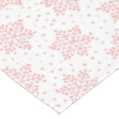 Roze Snowflakes Tablecloth Tafelkleed (Gekanteld)
