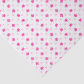 Roze Snowflakes Tissuepapier (Detail)