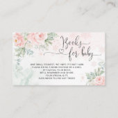 Roze snowflakes voor kerst voor baby informatiekaartje (Voorkant)