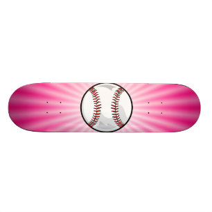 Roze Softbal Skateboard