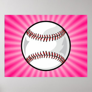 Roze Softball Poster