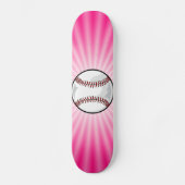 Roze Softball Skateboard (Voorkant)