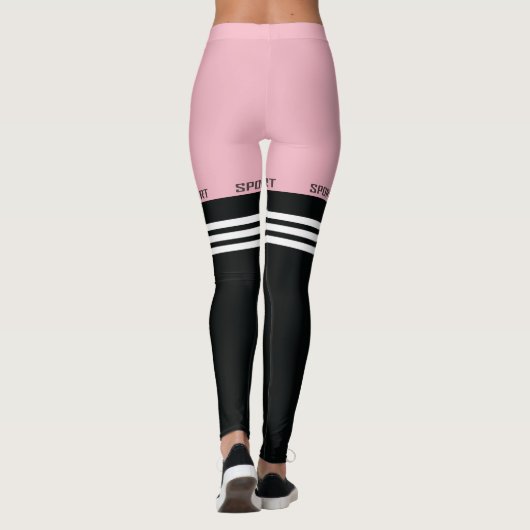 Roze Sokken Leggings (Achterkant)