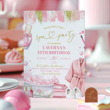 Roze Spa Feest Manicure Pedicure Verjaardag