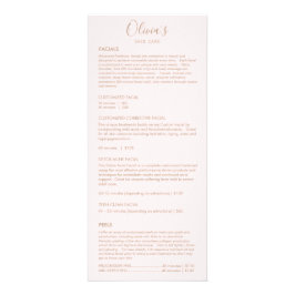 Roze spa Skincare White Service Price Menu