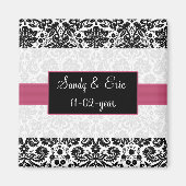 roze Sparen de datummagneet Magneet (Voorkant)