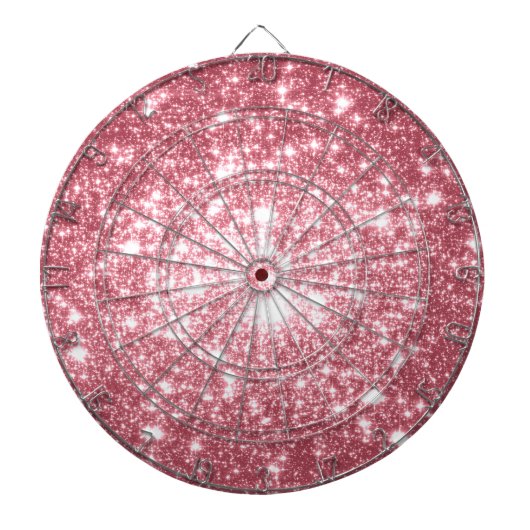 Roze Sparkle Dartbord (Voorkant)