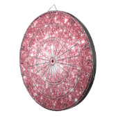 Roze Sparkle Dartbord (Voorkant Rechts)