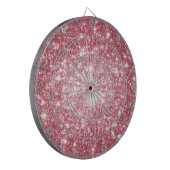 Roze Sparkle Dartbord (Voorkant Links)
