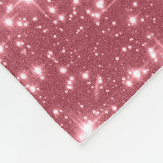 Roze Sparkle Fleece Deken (Hoek)
