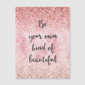 Roze Sparkle Girly Glitzy Glam Glitter Mooi (Voorkant)