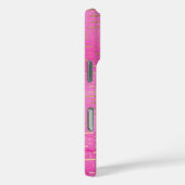 Roze Sparkle Glitter Nautisch Zeilanker Case-Mate iPhone Case (Achterkant / Rechts)