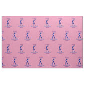 Roze Sparkle Gymnastiek Beam Stof (Fat Quarter)