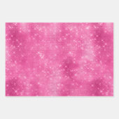 Roze Sparkle Jeweled Butterfly Inpakpapier Vel (Voorkant)