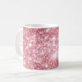 Roze Sparkle Koffiemok (Voorkant links)