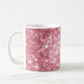 Roze Sparkle Koffiemok (Links)