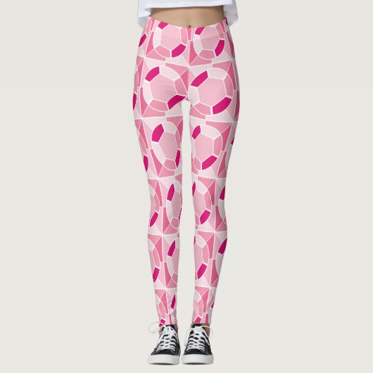 Roze Sparkle Leggings (Voorkant)
