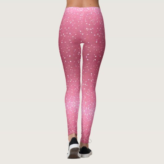 Roze Sparkle Leggings (Achterkant)
