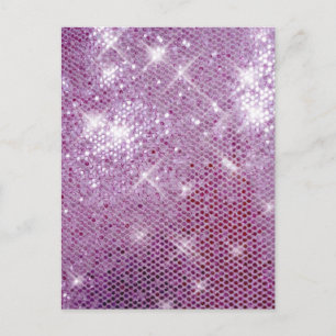 Roze Sparkle-look Briefkaart