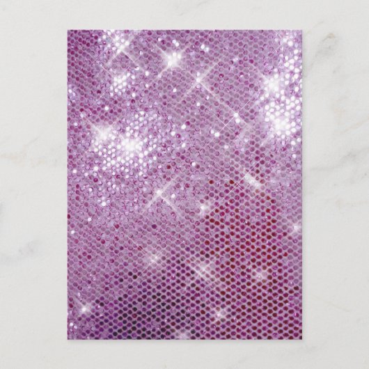 Roze Sparkle-look Briefkaart (Voorkant)