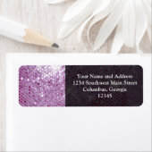 Roze Sparkle-look Etiket (Insitu)