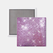Roze Sparkle-look Magneet (Voorkant / Achterkant)
