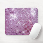 Roze Sparkle-look Muismat (Met muis)