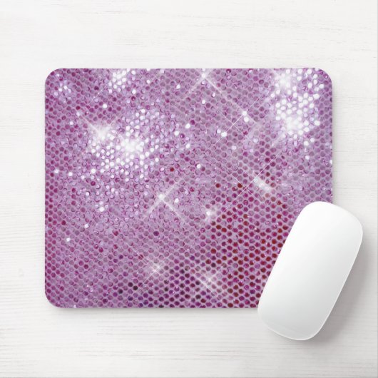 Roze Sparkle-look Muismat (Met muis)