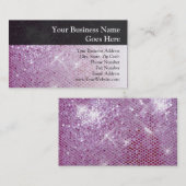 Roze Sparkle-look Visitekaartje (Voorkant / Achterkant)