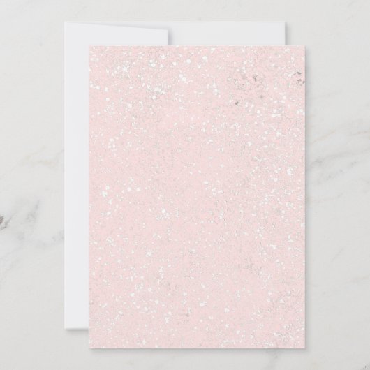 Roze & Sparkle met een Glittery Crown Verjaardag Kaart (Achterkant)