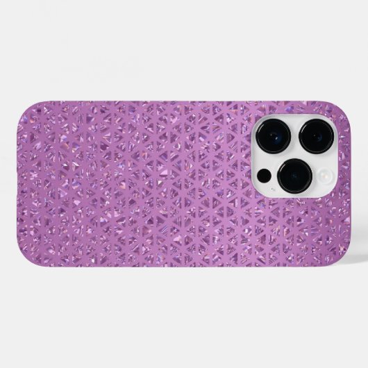 Roze Sparkle Mobiele Telefoon Case (Achterkant (horizontaal))