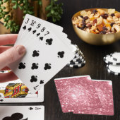 Roze Sparkle Pokerkaarten (Insitu)
